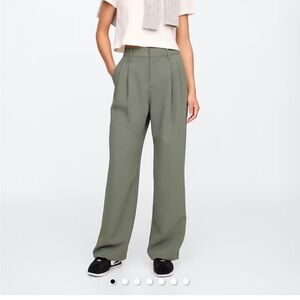 Gap crepe wide leg pants